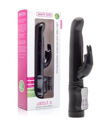 RABBIT II VIBRATOR BLACK