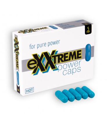 CÁPSULAS ESTIMULANTES EXXTREME POWER CAPS PARA HOMEM 5 CÁPSULAS