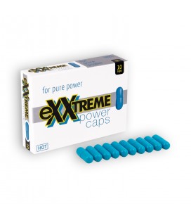 CÁPSULAS ESTIMULANTES EXXTREME POWER CAPS PARA HOMBRES 10 CÁPSULAS