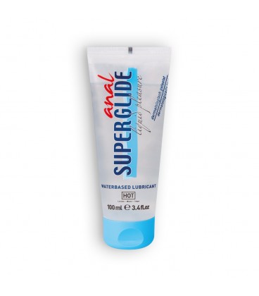 LUBRICANTE BASE ACUOSA ANAL SUPERGLIDE HOT™ 100ML
