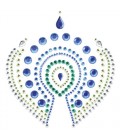 DECORACIONES CORPORALES MIMI FLAMBOYANT BIJOUX INDISCRETS AZULES Y VERDES