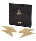 CUBRE PEZONES FLASH GLITTER BOLT BIJOUX INDISCRETS DORADOS