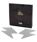 CUBRE PEZONES FLASH GLITTER BOLT BIJOUX INDISCRETS PLATEADOS