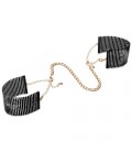 DÉSIR MÉTALLIQUE METALLIC MESH HANDCUFFS BIJOUX INDISCRETS BLACK