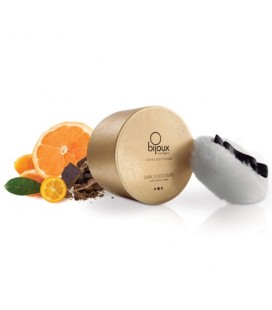 PÓ CORPORAL BEIJÁVEL KISSABLE BODY POWDER BIJOUX INDISCRETS CHOCOLATE PRETO E CITRINOS 45GR