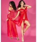 BABYDOLL AND STRING CR-3716 RED