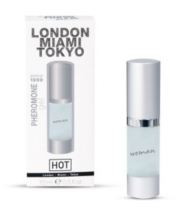 GEL CON FEROMONAS LONDON MIAMI TOKYO MUJER 15ML