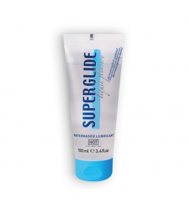 LUBRICANTE BASE ACUOSA HOT™ SUPERGLIDE 100ML