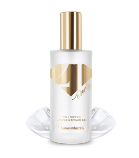 GEL DE MASAJE Y LUBRICANTE A BASE DE SILICONA TWENTY ONE BIJOUX INDISCRETS 100ML