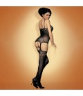 OBSESSIVE BODYSTOCKING F204 BLACK