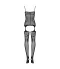 OBSESSIVE BODYSTOCKING F204 BLACK
