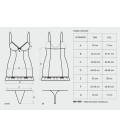 OBSESSIVE MALIKA CHEMISE AND THONG