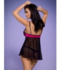 OBSESSIVE ROSEBERRY BABYDOLL AND THONG