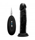 REALROCK 8” REALISTIC VIBRATOR BLACK