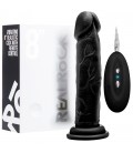 VIBRADOR REALÍSTICO REALROCK 8” PRETO