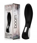 BOOM OLIVE RECHARGEABLE VIBRATOR BLACK