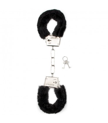 ESPOSAS CON PELUCHE FURRY HANDCUFFS NEGRAS