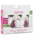 ALGEMAS COM PELUCHE FURRY HANDCUFFS BRANCAS