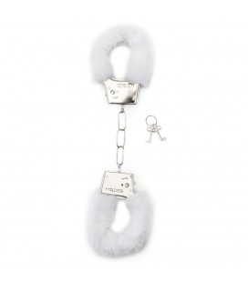 ALGEMAS COM PELUCHE FURRY HANDCUFFS BRANCAS