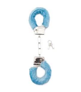 FURRY HANDCUFFS BLUE