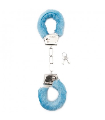 ESPOSAS CON PELUCHE FURRY HANDCUFFS AZULES