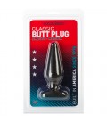 DOC JOHNSON CLASSIC BUTT PLUG BLACK MEDIUM