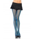 PINSTRIPE FANTASY PANTYHOSE BLUE