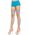 LEG WRAP THIGH HIGHS BLUE