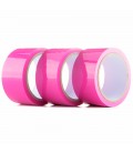 PACK COM 3 FITAS OUCH! BONDAGE TAPE ROSA