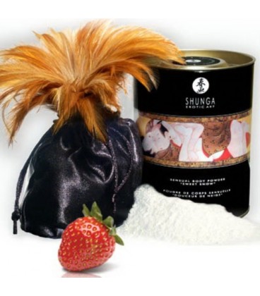 PÓ CORPORAL SHUNGA SWEET SNOW CHAMPANHE E MORANGO 228GR