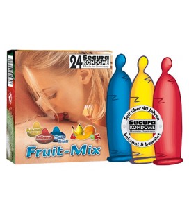 FRUIT MIX CONDOMS 24 UNITS