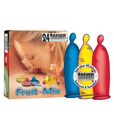 FRUIT MIX CONDOMS 24 UNITS