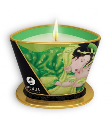 SHUNGA ZENITUDE MASSAGE CANDLE EXOTIC GREEN TEA 170ML