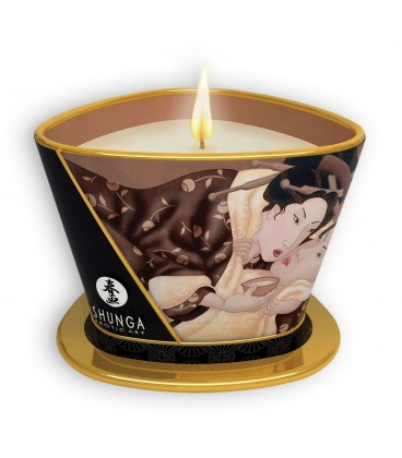 VELA DE MASAJE SHUNGA EXCITATION CHOCOLATE 170ML