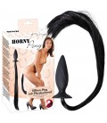 PONYTAIL SILICONE BUTTPLUG 