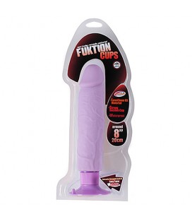 VIBRADOR REALÍSTICO FUKTION CUPS 8'' MORADO