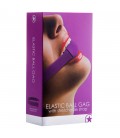 ELASTIC BALL GAG PURPLE